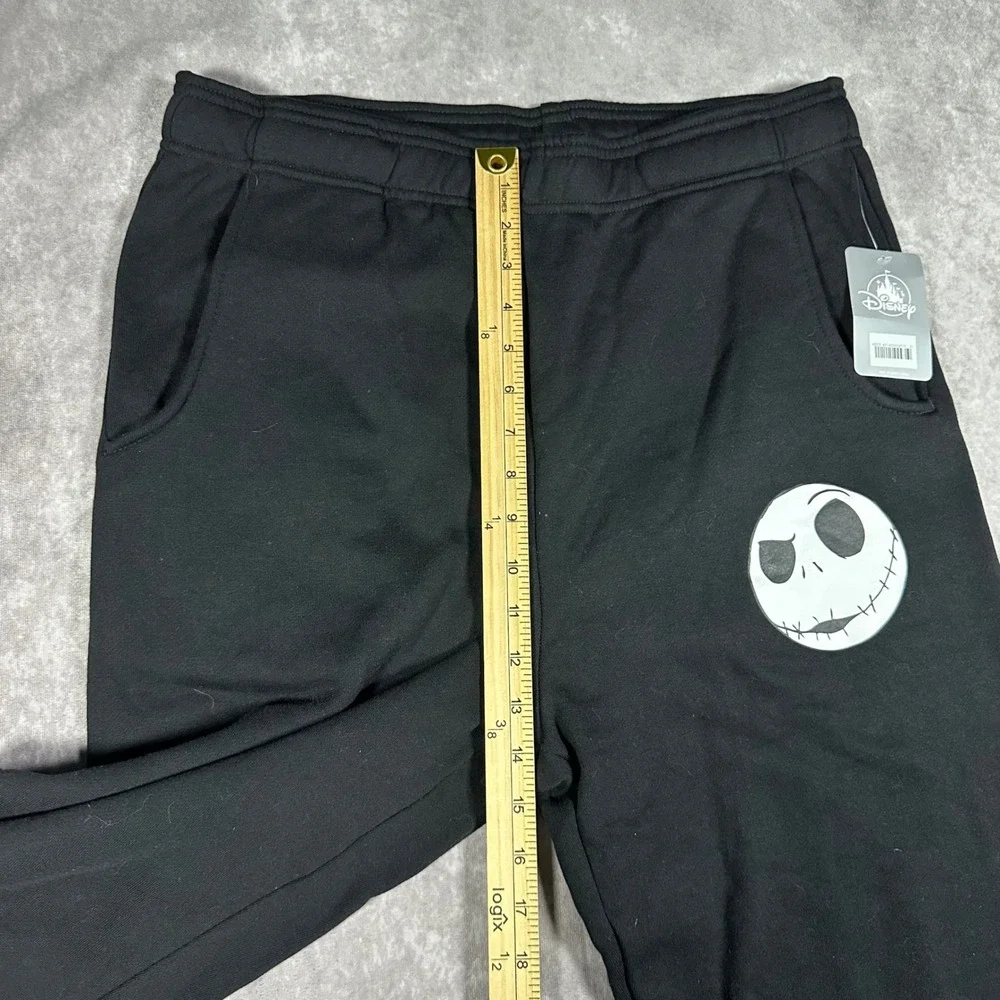 Disney Nightmare Before Christmas Jack Skellington Sweatpants Mens M Black NWT